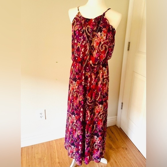 Boho Maxi Dress with Necklace | Size M | Excellent Condition - Picture 10 of 17
